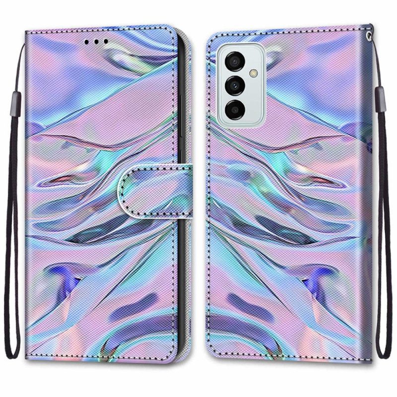 Leren Hoesje voor Samsung Galaxy M23 5G Zoals Verf