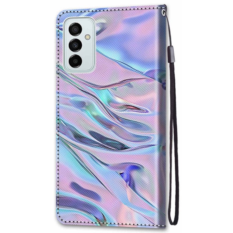 Leren Hoesje voor Samsung Galaxy M23 5G Zoals Verf