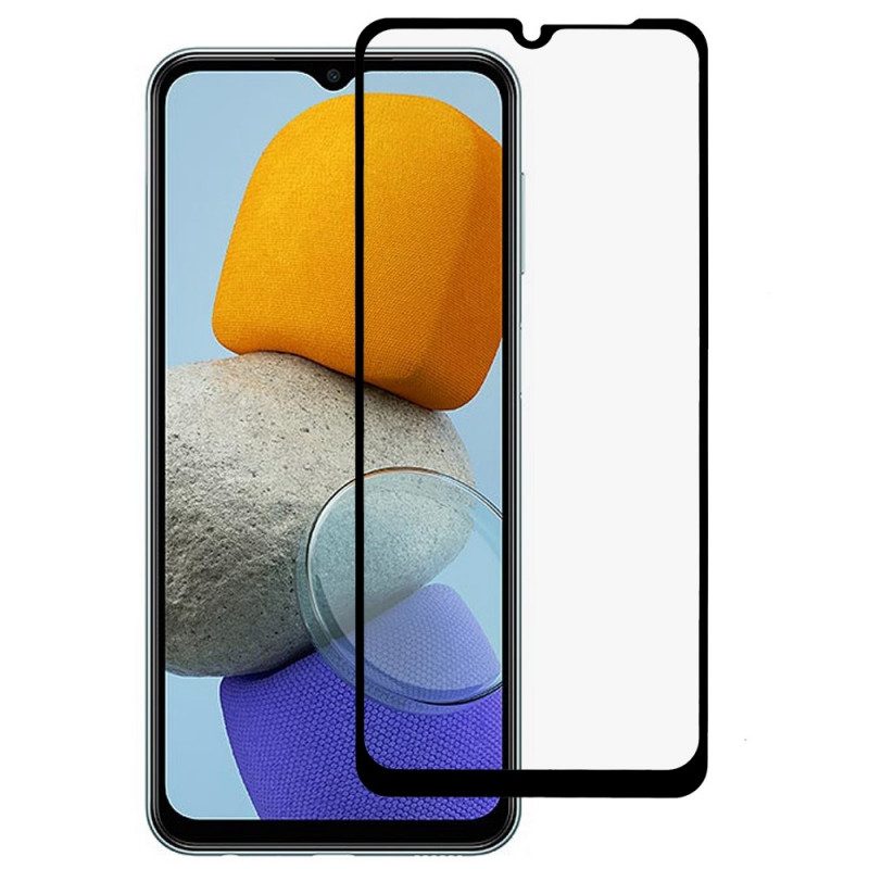 Samsung Galaxy M23 5G Zwarte Rand Gehard Glas Screenprotector