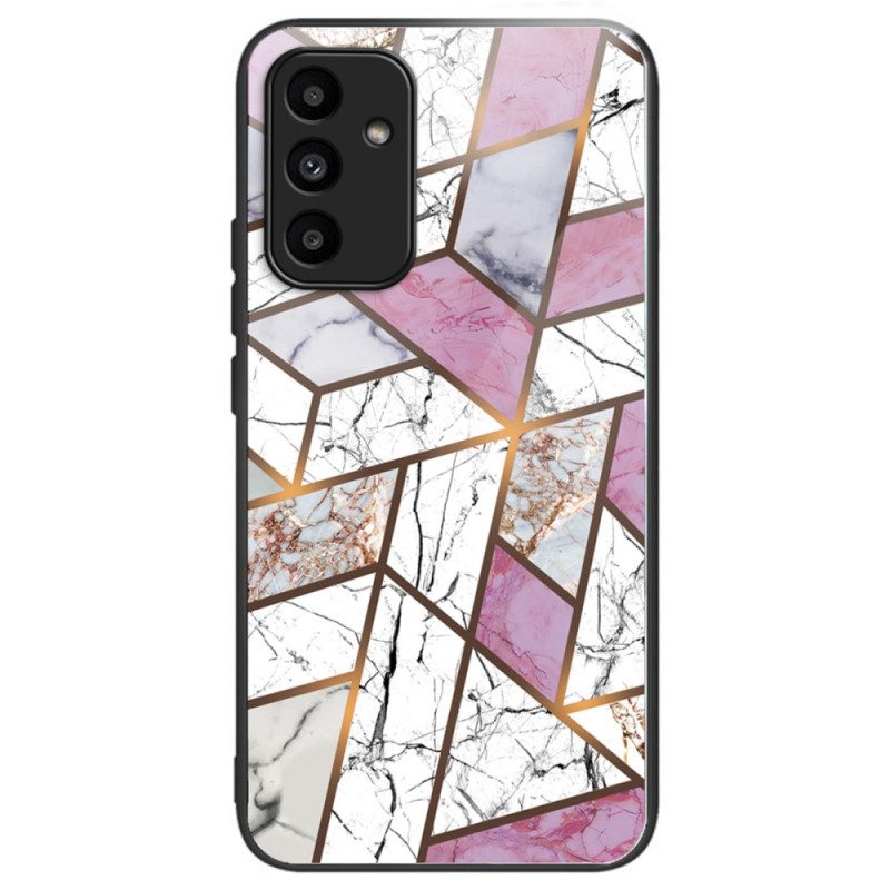 Case Hoesje Samsung Galaxy A15 Telefoonhoesje Helder Patroon Van Gehard Glas