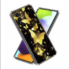 Case Hoesje Samsung Galaxy A15 Telefoonhoesje Heldere Vlinders