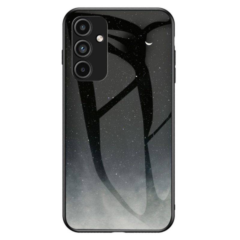 Case Hoesje Samsung Galaxy A15 Telefoonhoesje Melkweg Gehard Glas