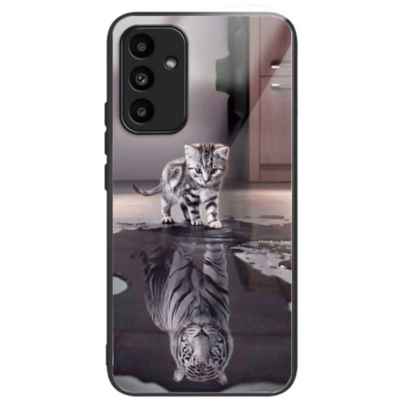 Hoesje Samsung Galaxy A15 Kitten Dream Gehard Glas Bescherming Hoesje