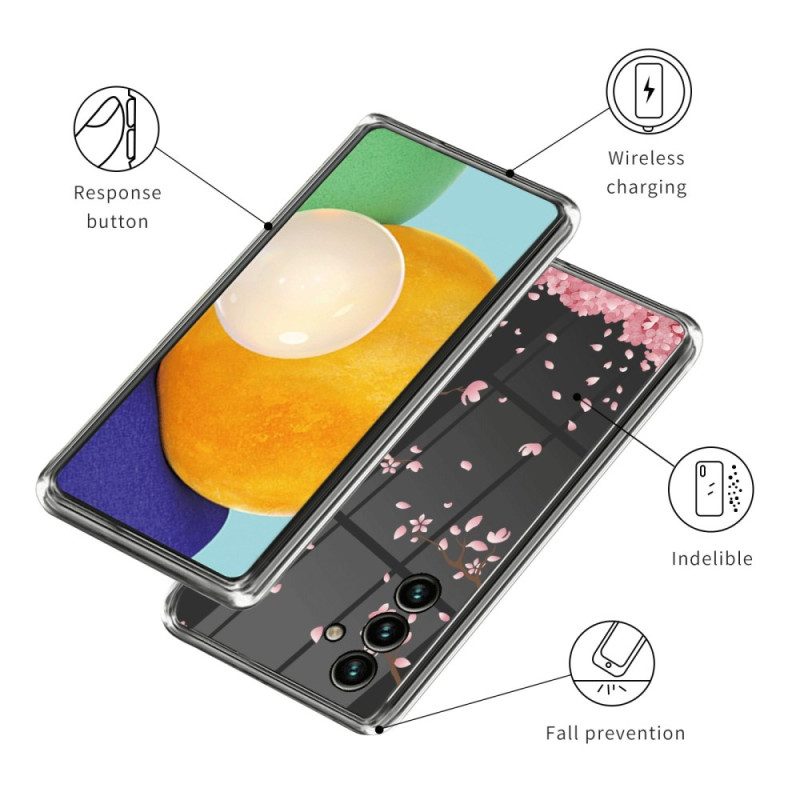 Hoesje Voor Samsung Galaxy A15 Sakura-patroon