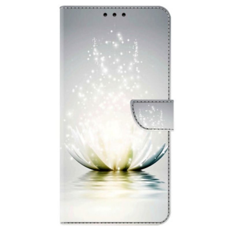 Leren Hoesje Samsung Galaxy A15 Lotus Bescherming Hoesje