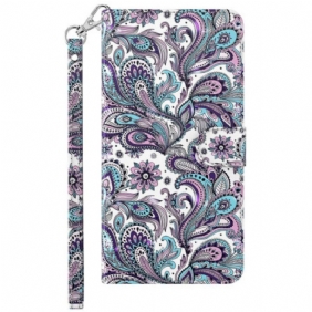 Leren Hoesje Voor Samsung Galaxy A15 Strapless Impatiens