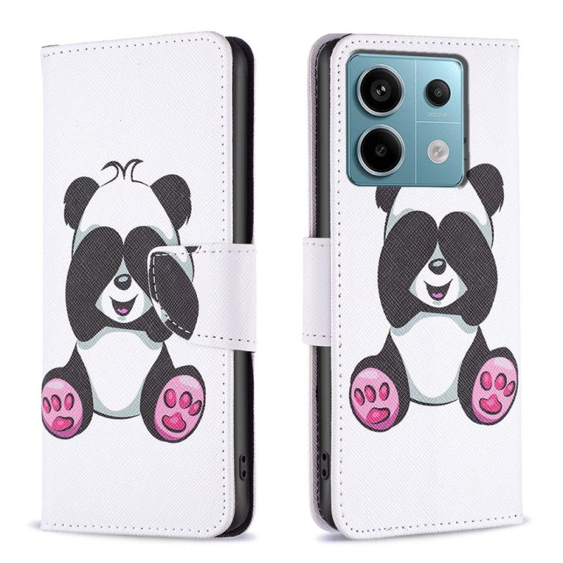 Bescherming Hoesje Poco X6 5g Kleine Panda