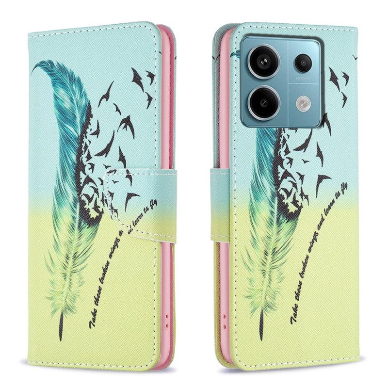 Bescherming Hoesje Poco X6 5g Veren En Vogels