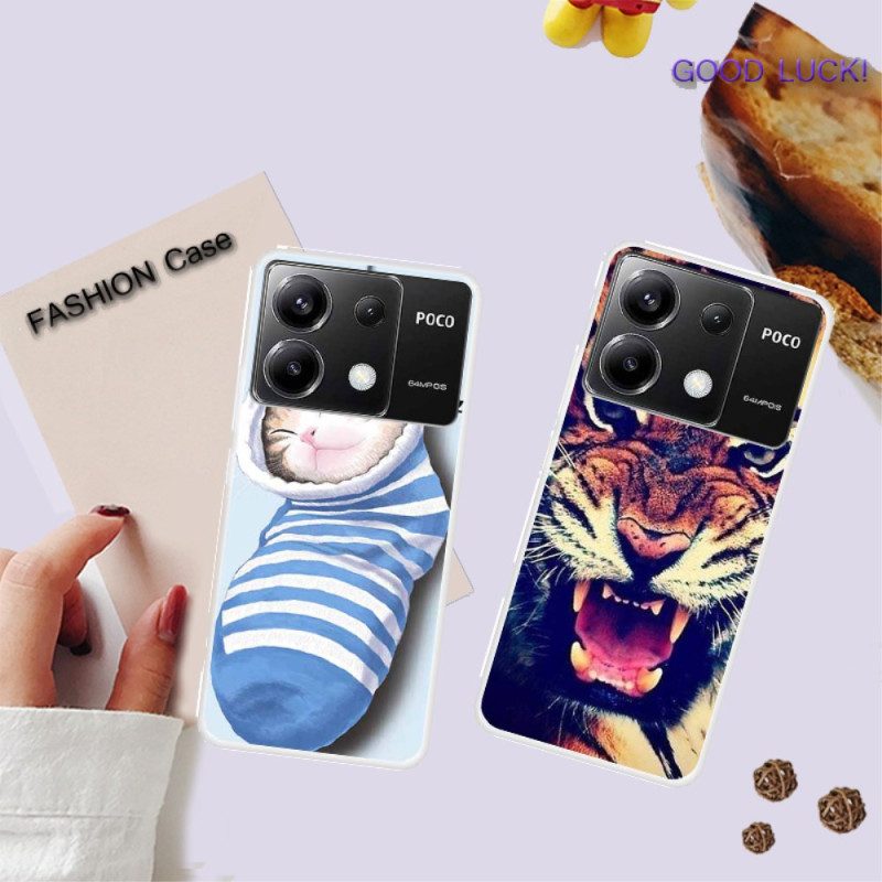 Cover Hoesje Poco X6 5g Telefoonhoesje Meisje