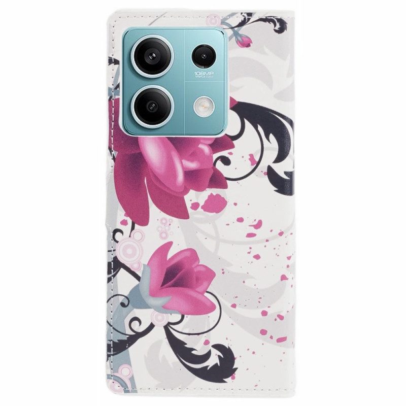 Flip Case Leren Poco X6 5g Lotus