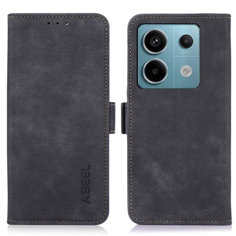 Flip Case Leren Poco X6 5g Vintage Abeel