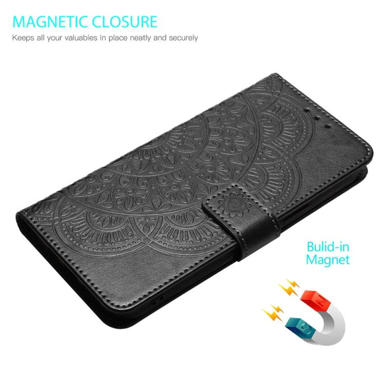 Folio-hoesje Poco X6 5g Band Met Mandala-print