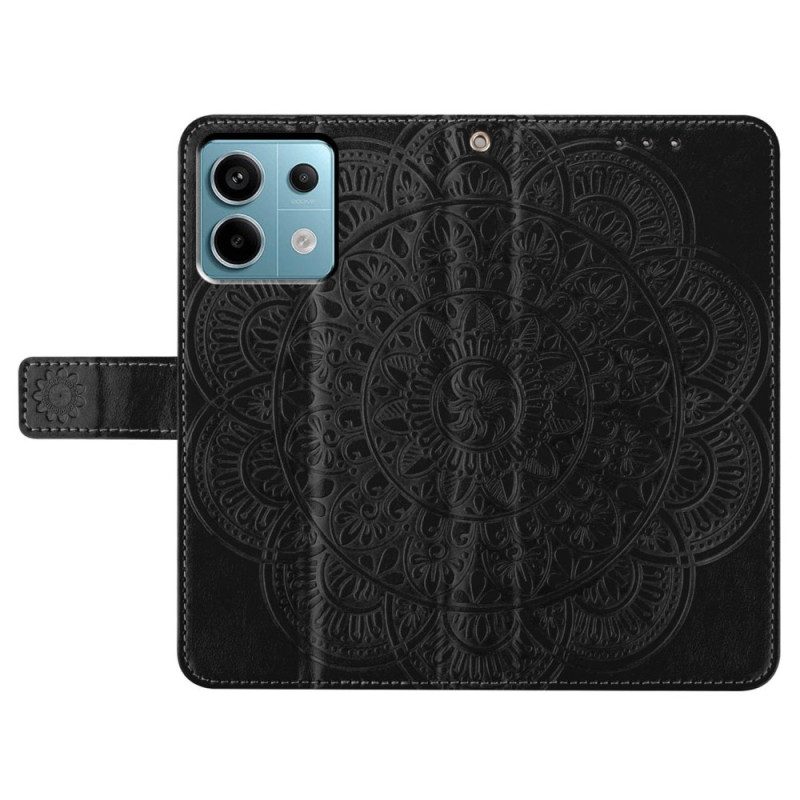 Folio-hoesje Poco X6 5g Band Met Mandala-print