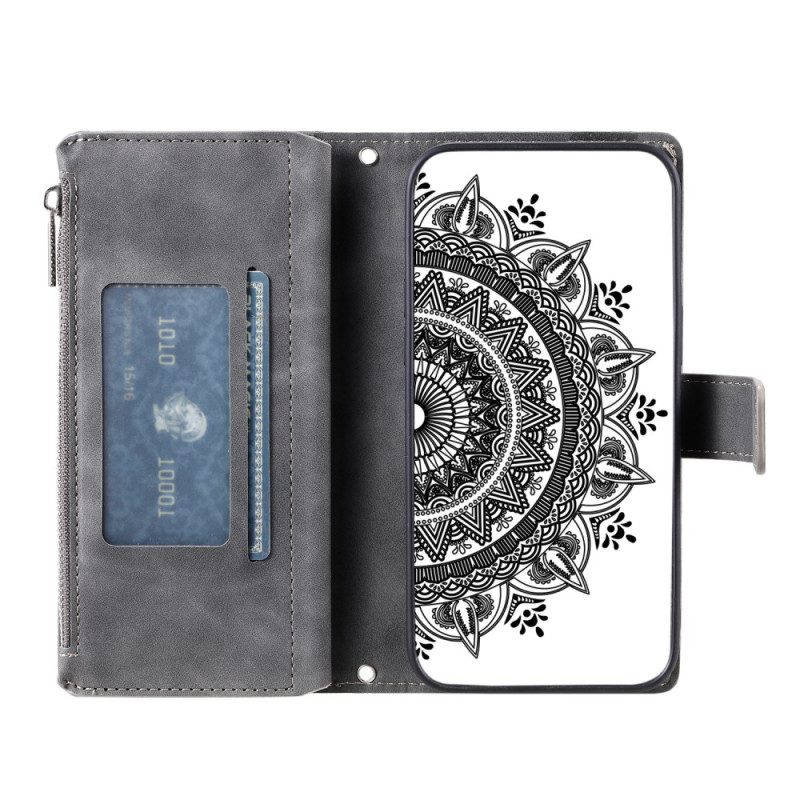 Folio-hoesje Poco X6 5g Portemonnee Met Mandala-band