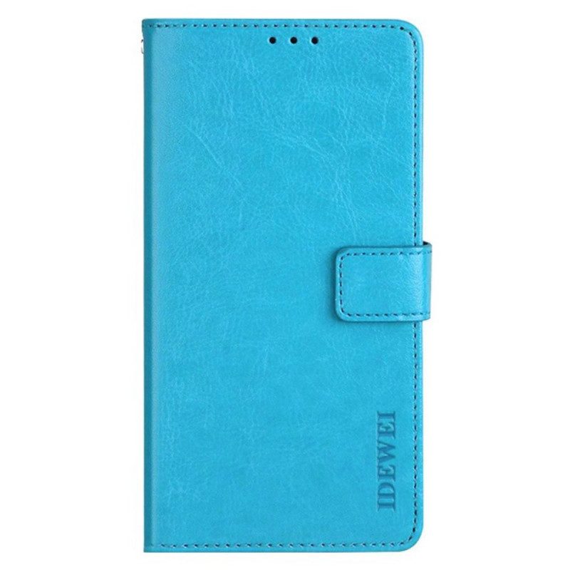 Leren Hoesje Poco X6 5g Idewei Bescherming Hoesje