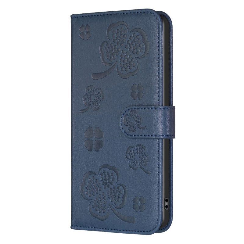 Leren Hoesje Poco X6 5g Klavers