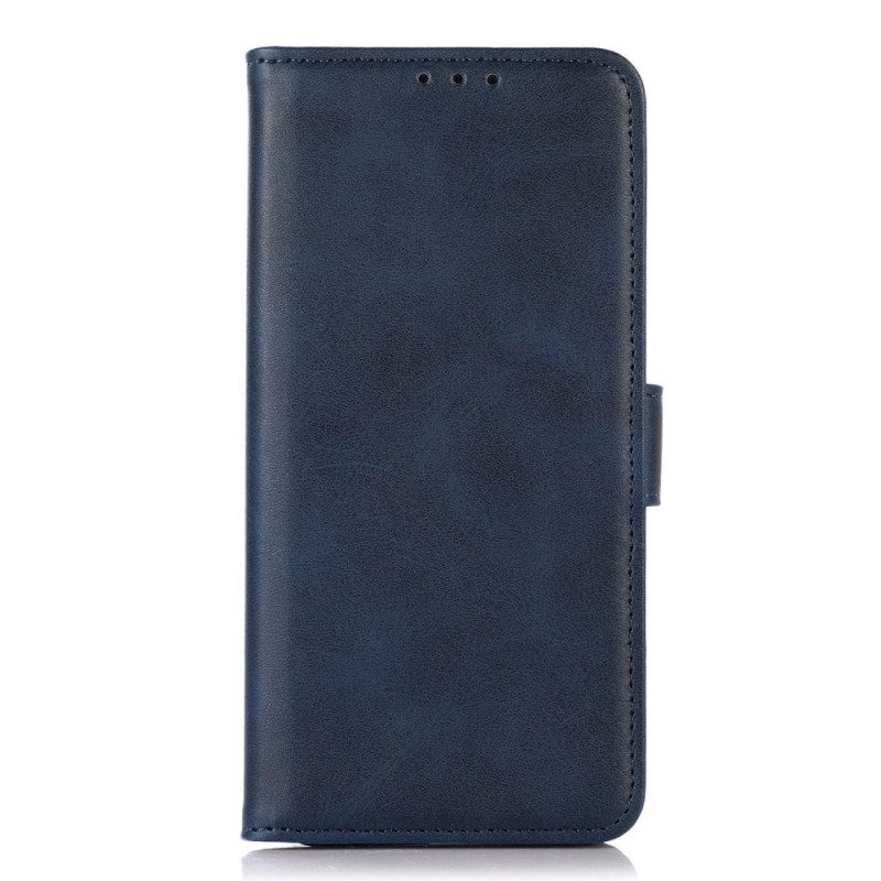 Leren Hoesje Poco X6 5g Ledereffect Bescherming Hoesje