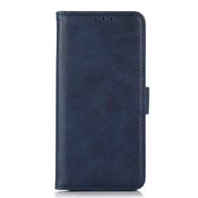 Leren Hoesje Poco X6 5g Ledereffect Bescherming Hoesje