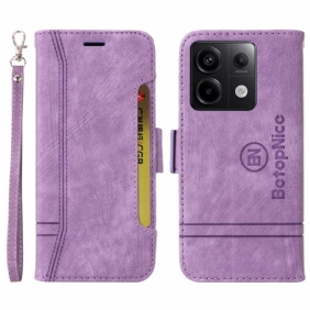 Leren Hoesje Poco X6 5g Leerstijl Betopnice Bescherming Hoesje