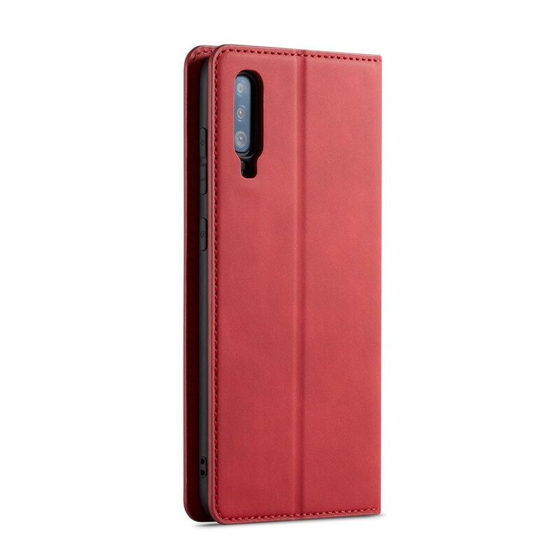 Bescherming Hoesje voor Samsung Galaxy A70 Folio-hoesje Forwenw Ledereffect