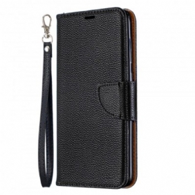 Folio-hoesje voor Samsung Galaxy A70 Flip Case Lychee Rabat Schuin