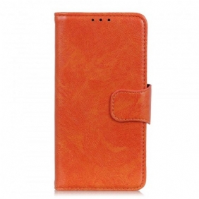 Folio-hoesje voor Samsung Galaxy A70 Glanzend Leereffect