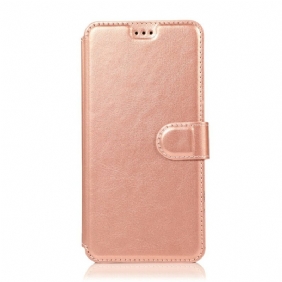 Folio-hoesje voor Samsung Galaxy A70 Luxe Leereffect