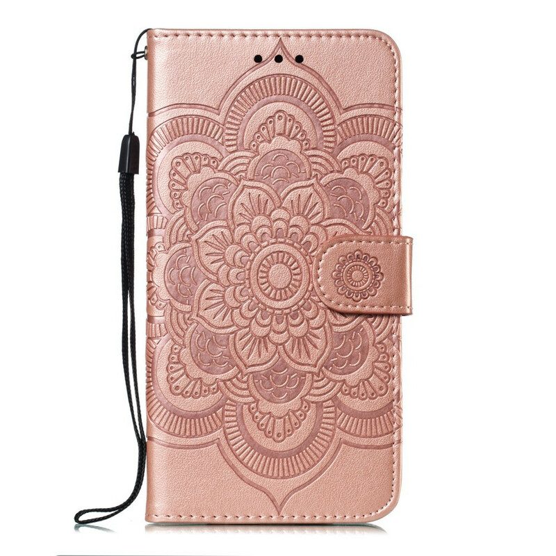 Folio-hoesje voor Samsung Galaxy A70 Volledige Mandala