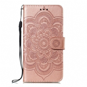 Folio-hoesje voor Samsung Galaxy A70 Volledige Mandala