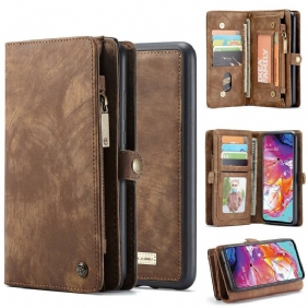 Hoesje Flip Case voor Samsung Galaxy A70 Afneembare Caseme