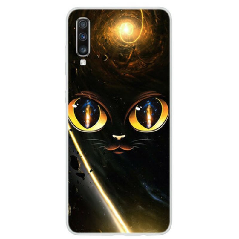 Hoesje voor Samsung Galaxy A70 Galaxy Kat