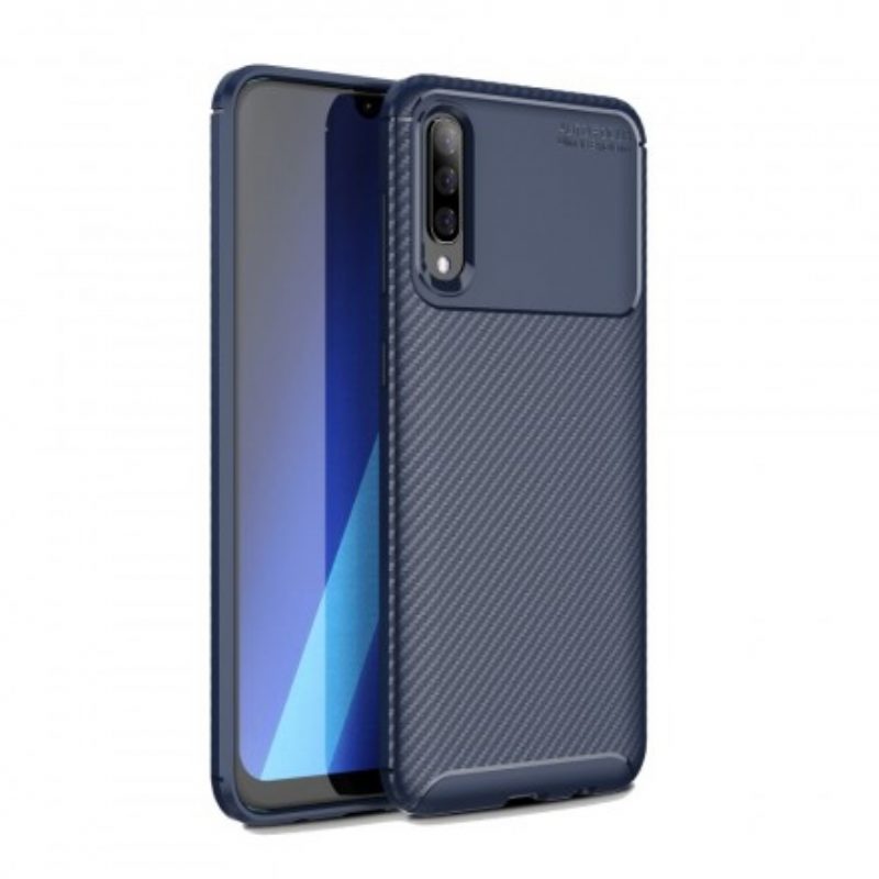 Telefoonhoesje voor Samsung Galaxy A70 Flexibele Koolstofvezeltextuur