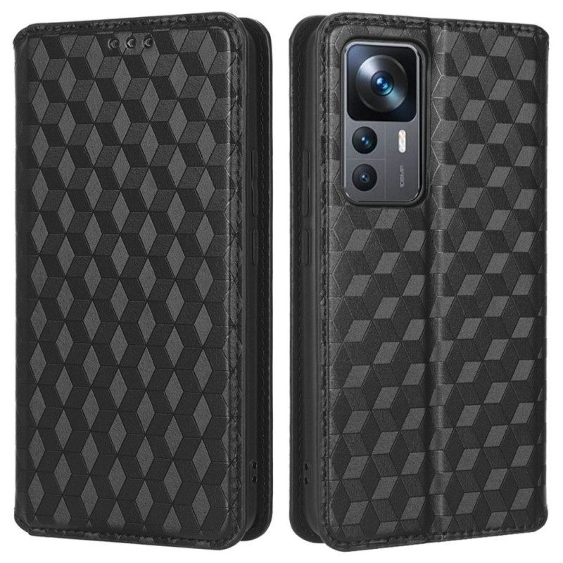 Bescherming Hoesje voor Xiaomi 12T / 12T Pro Folio-hoesje 3d Patroon