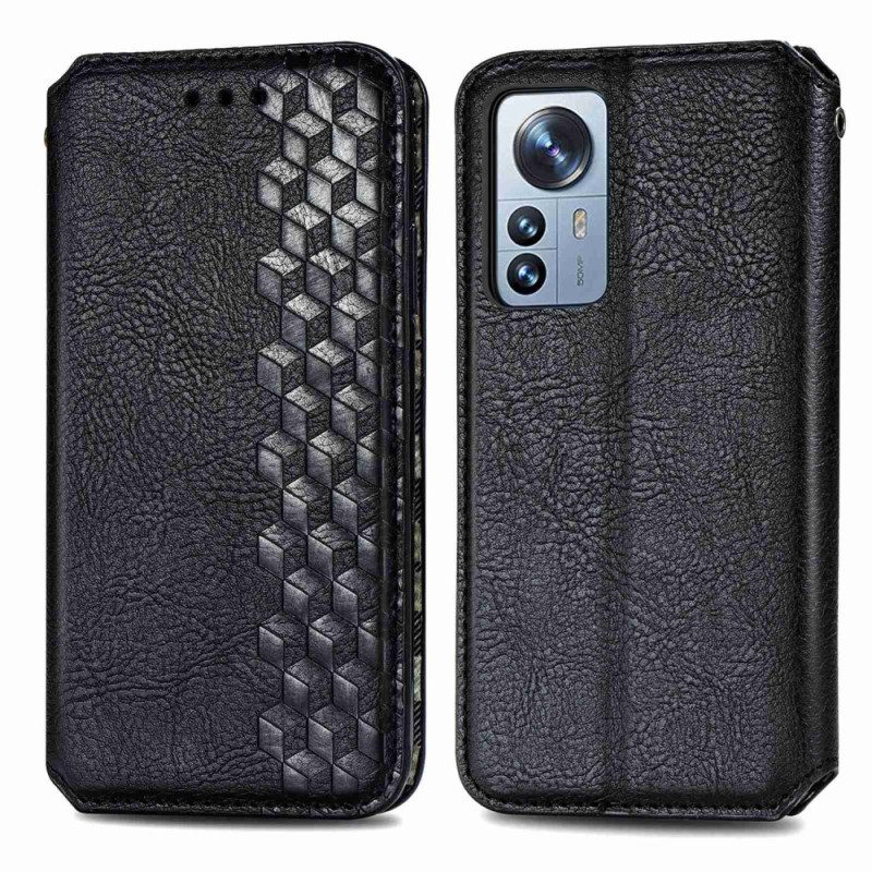 Bescherming Hoesje voor Xiaomi 12T / 12T Pro Folio-hoesje 3d Patroon