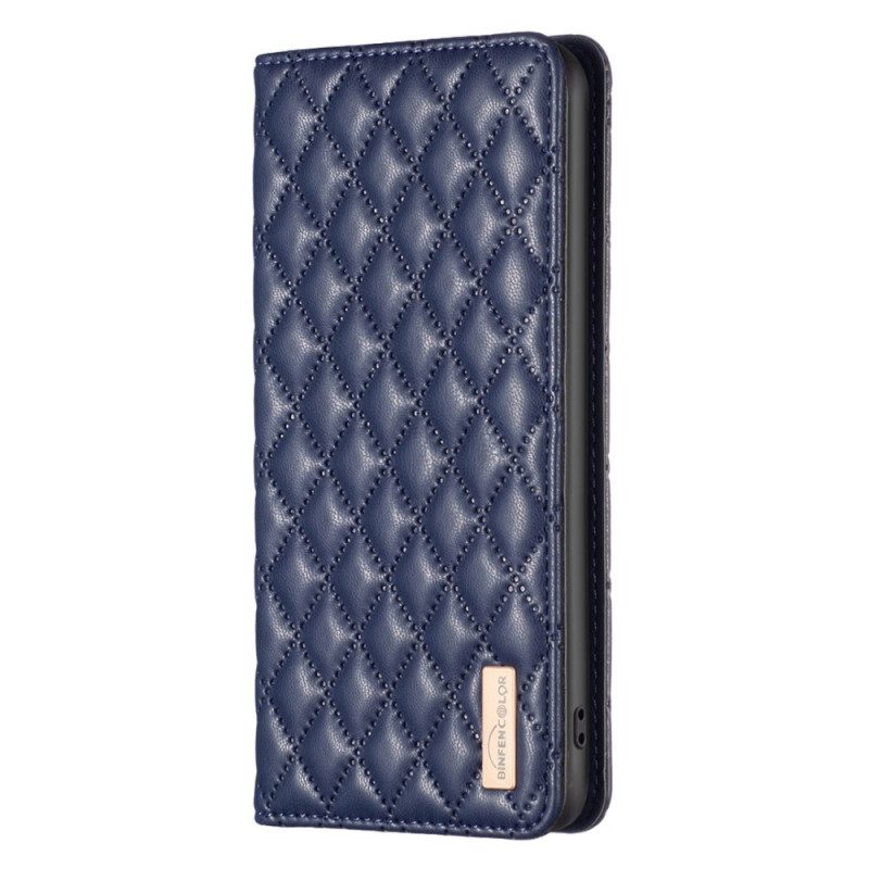 Bescherming Hoesje voor Xiaomi 12T / 12T Pro Folio-hoesje Gewatteerde Binfen-kleur