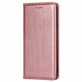 Bescherming Hoesje voor Xiaomi 12T / 12T Pro Folio-hoesje Lakleer-effect