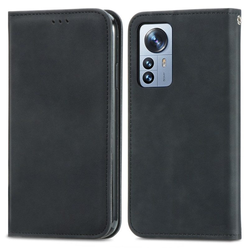 Bescherming Hoesje voor Xiaomi 12T / 12T Pro Folio-hoesje Vintage-serie