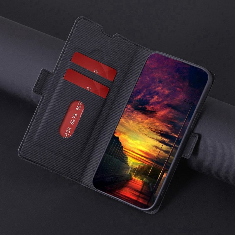 Flip Case voor Xiaomi 12T / 12T Pro Ultrafijn Tweekleurig