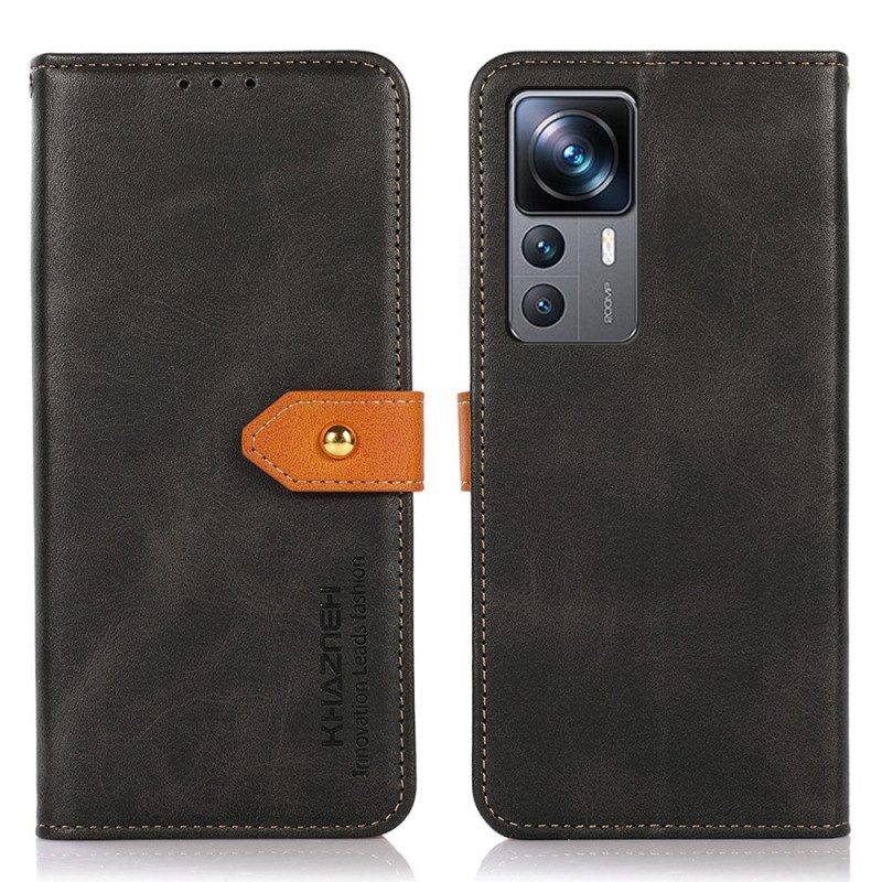 Folio-hoesje voor Xiaomi 12T / 12T Pro Khazneh Met Riem