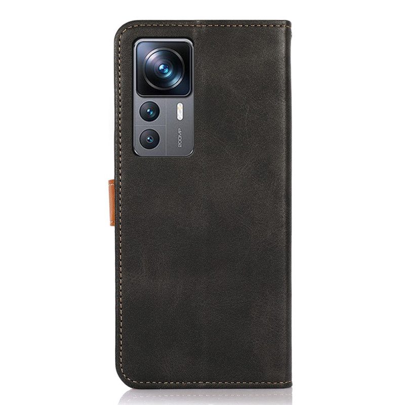 Folio-hoesje voor Xiaomi 12T / 12T Pro Khazneh Met Riem