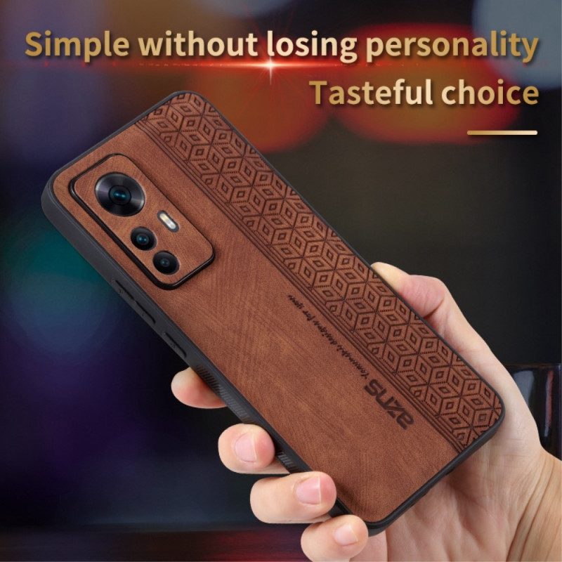 Hoesje voor Xiaomi 12T / 12T Pro Azns Ledereffect