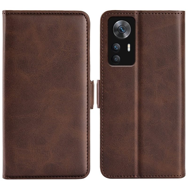 Leren Hoesje voor Xiaomi 12T / 12T Pro Dubbele Sluiting