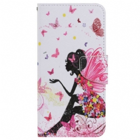 Leren Hoesje voor Xiaomi 12T / 12T Pro Met Ketting Magische Fee Met Riem