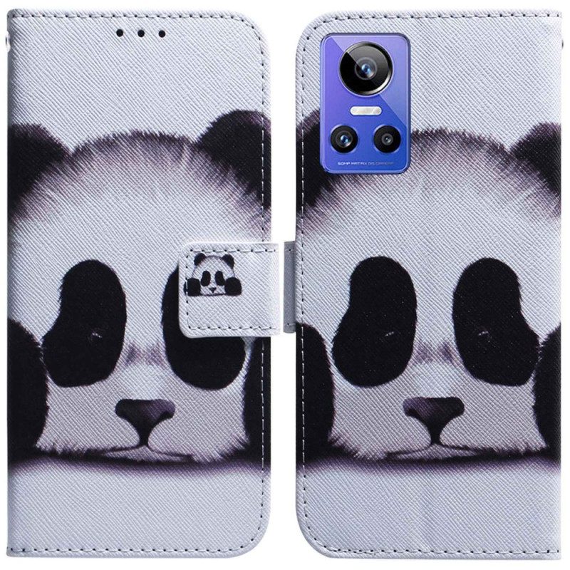 Folio-hoesje voor Realme GT Neo 3 Trieste Panda