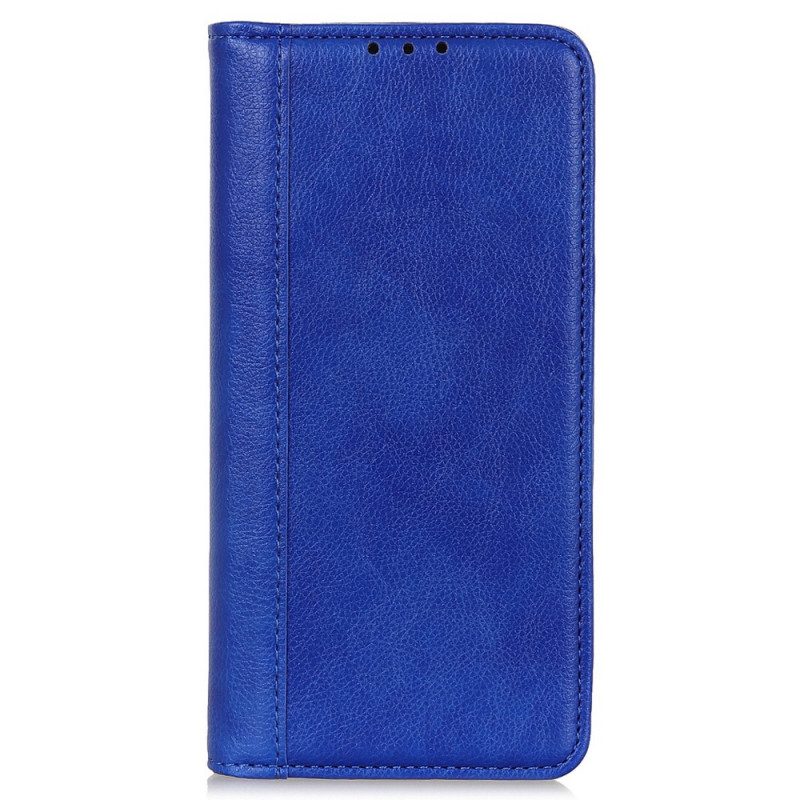 Bescherming Hoesje voor Samsung Galaxy A03 Core Folio-hoesje Elegantie Split Litchi Leer