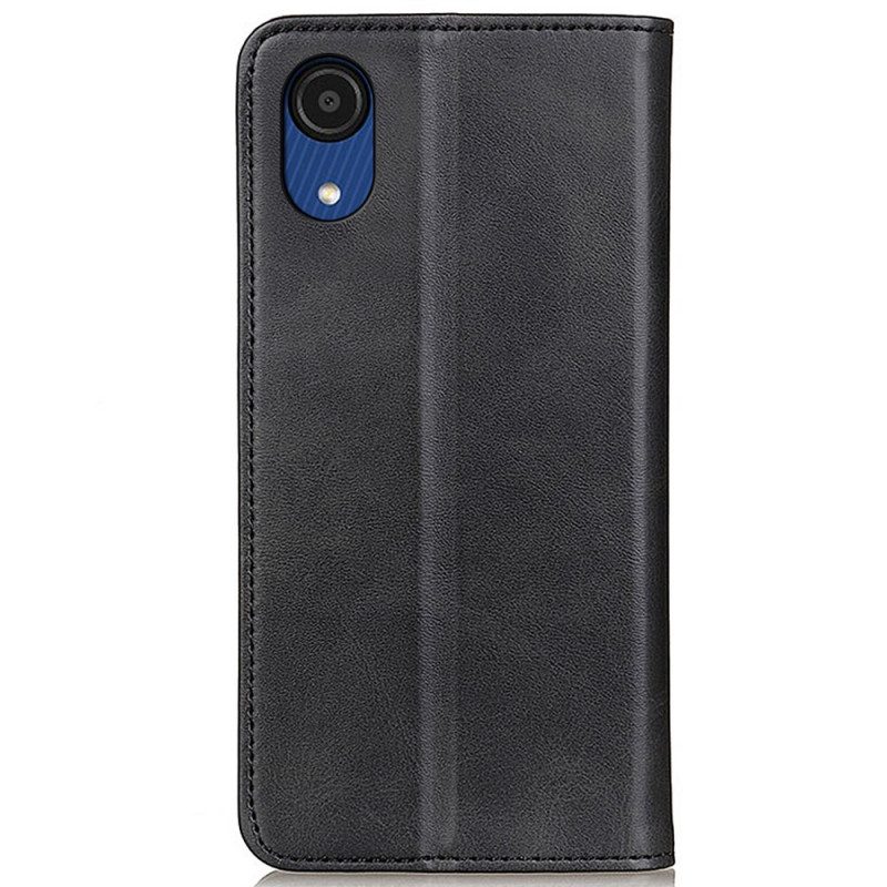 Bescherming Hoesje voor Samsung Galaxy A03 Core Folio-hoesje Elegantie Splitleer