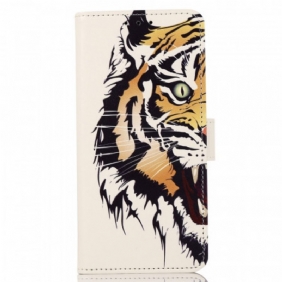 Flip Case voor Samsung Galaxy A03 Core Woeste Tijger