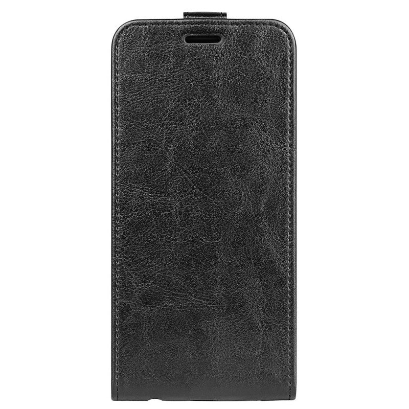 Folio-hoesje voor Samsung Galaxy A03 Core Flip Case Verticale Flap Met Leereffect