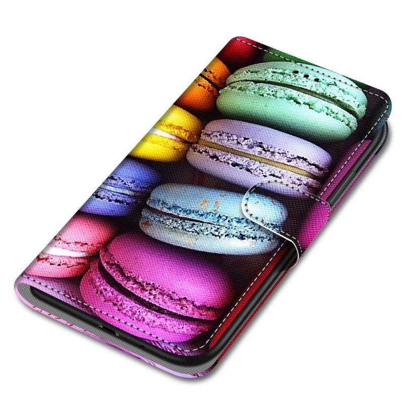 Folio-hoesje voor Samsung Galaxy A03 Core Macarons