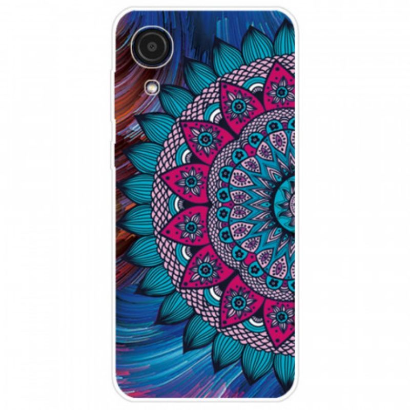 Hoesje voor Samsung Galaxy A03 Core Kleurrijke Mandala